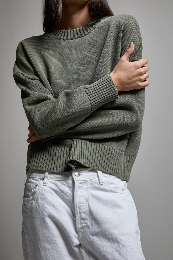 Candi Cotton Crewneck Sweater