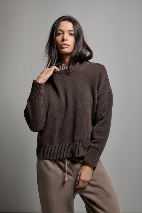 Candi Cotton Crewneck Sweater