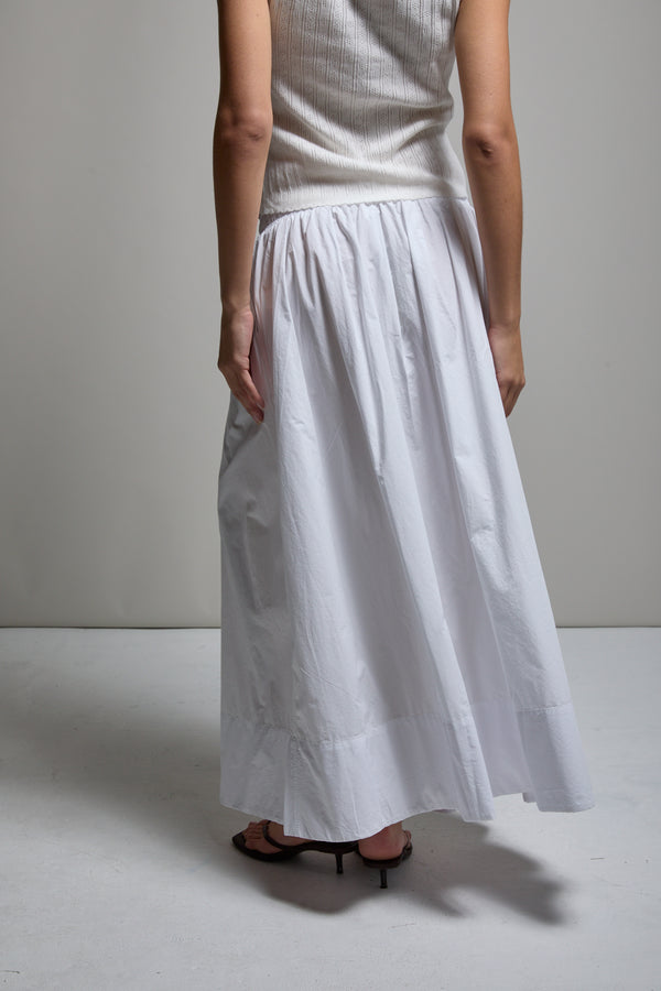 Kate Poplin Pleated Skirt
