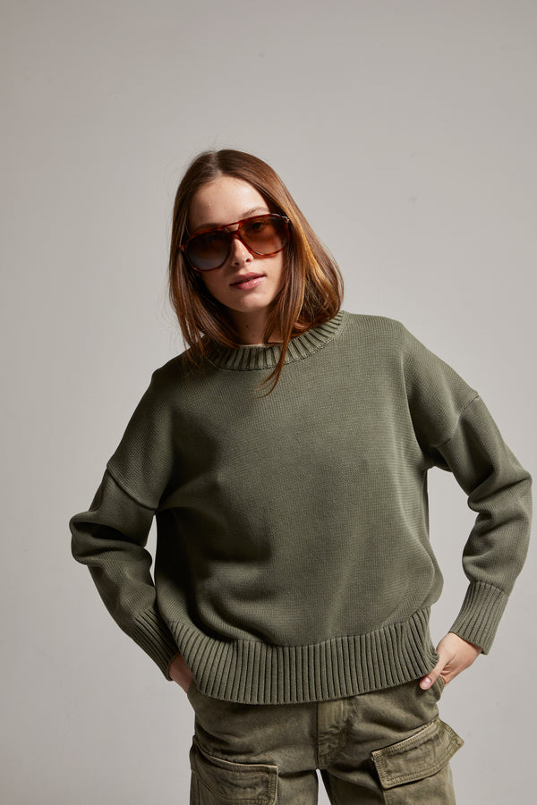 Candi Cotton Crewneck Sweater