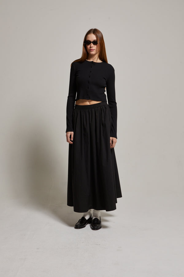 Kate Poplin Pleated Skirt