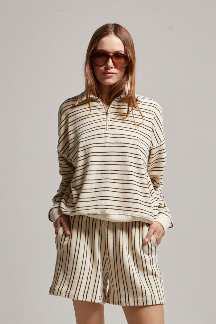Sharon Stripe Loop Terry Short
