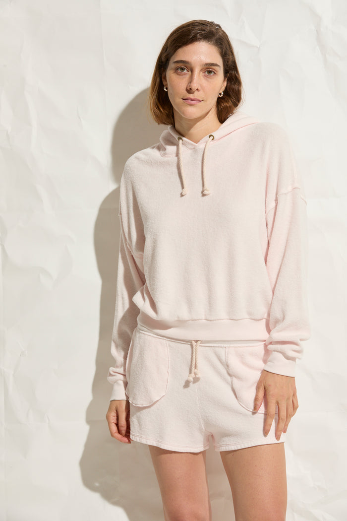 Hazel Cotton Sherpa Hoodie