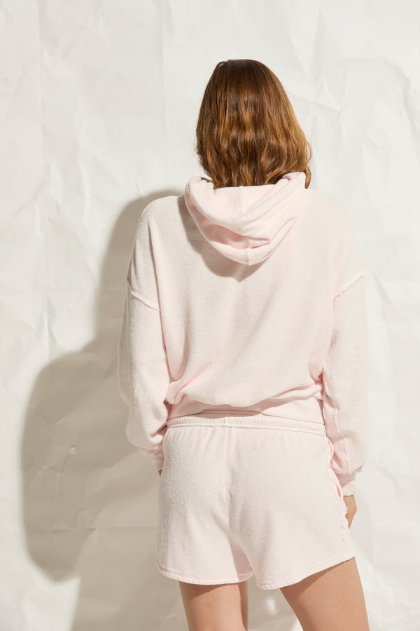 Hazel Cotton Sherpa Hoodie