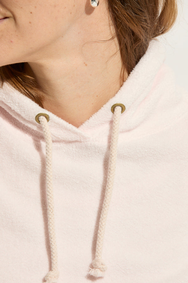 Hazel Cotton Sherpa Hoodie