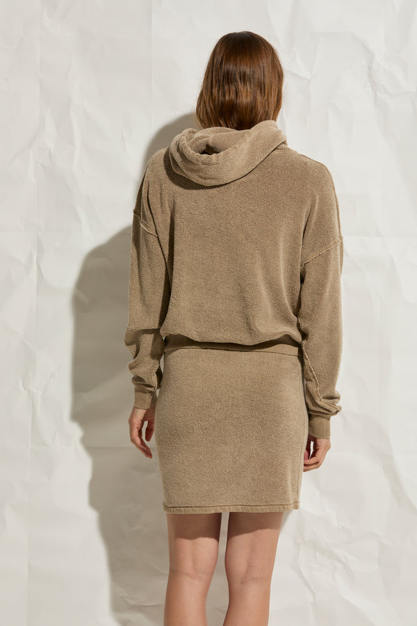Hazel Cotton Sherpa Hoodie