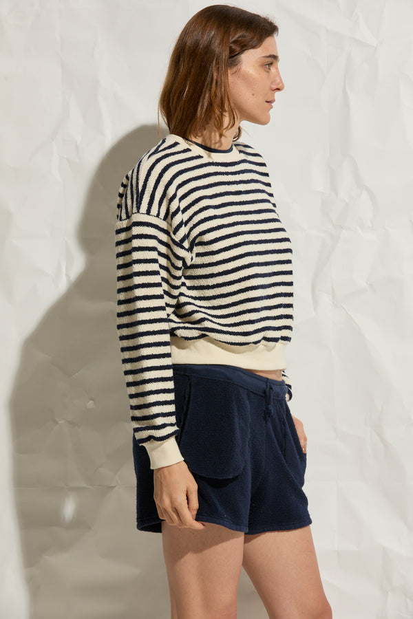 Lainey Striped Crewneck