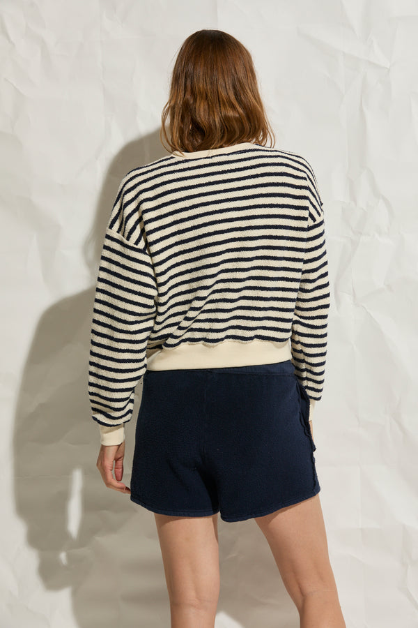 Lainey Striped Crewneck