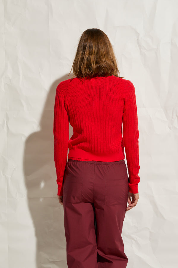 Paloma Pointelle Cardigan