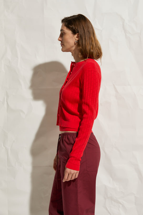 Paloma Pointelle Cardigan