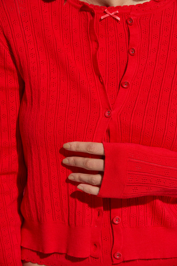 Paloma Pointelle Cardigan