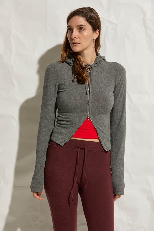 Sadie Double-Zip Hoodie