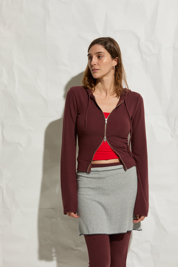 Sadie Double-Zip Hoodie