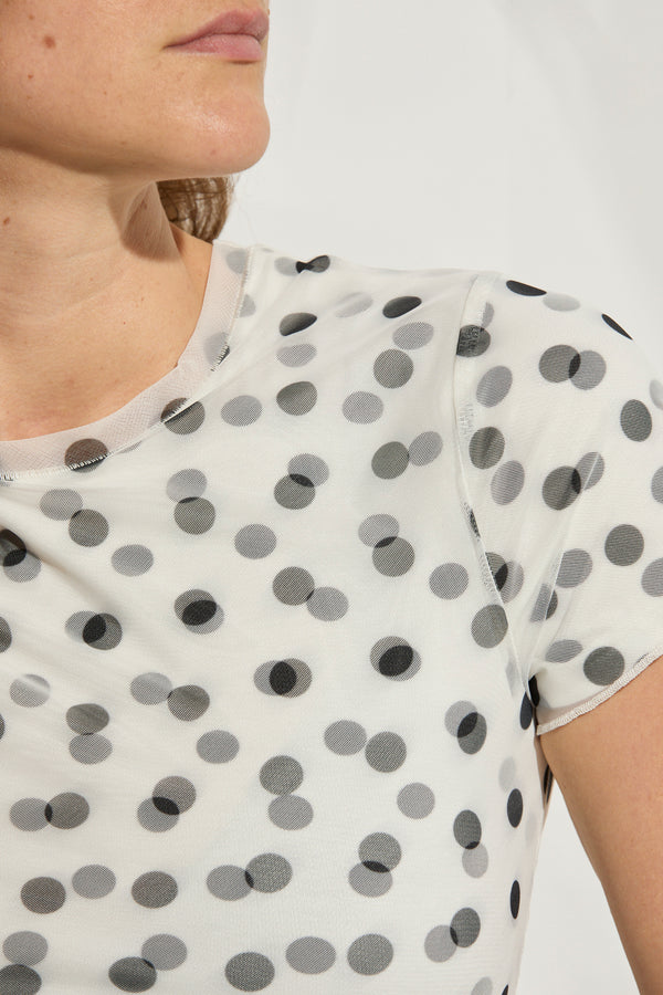 Cece Polka Dot tee