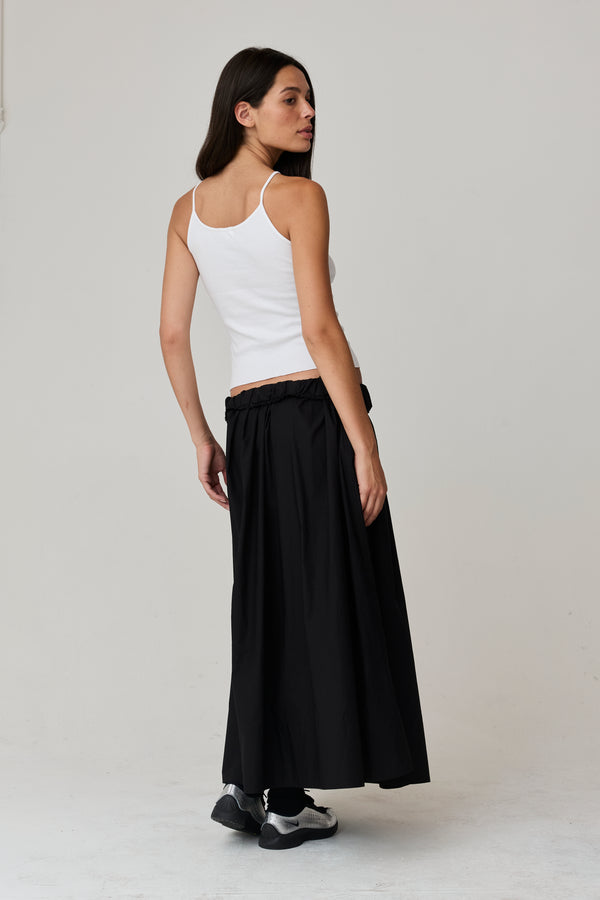 Kate Poplin Pleated Skirt