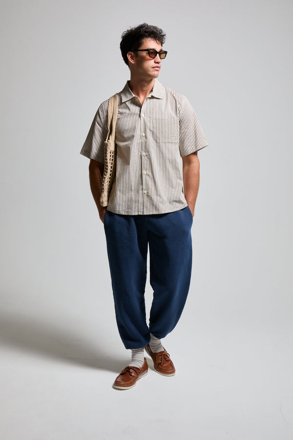 Rick Striped Camp Shirt