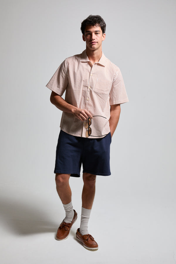 Rick Striped Camp Shirt