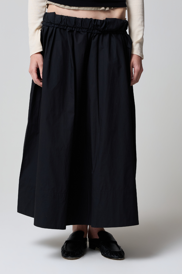 Kate Poplin Pleated Skirt