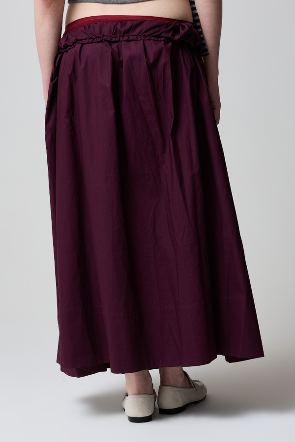 Kate Poplin Pleated Skirt