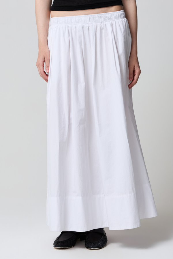 Kate Poplin Pleated Skirt