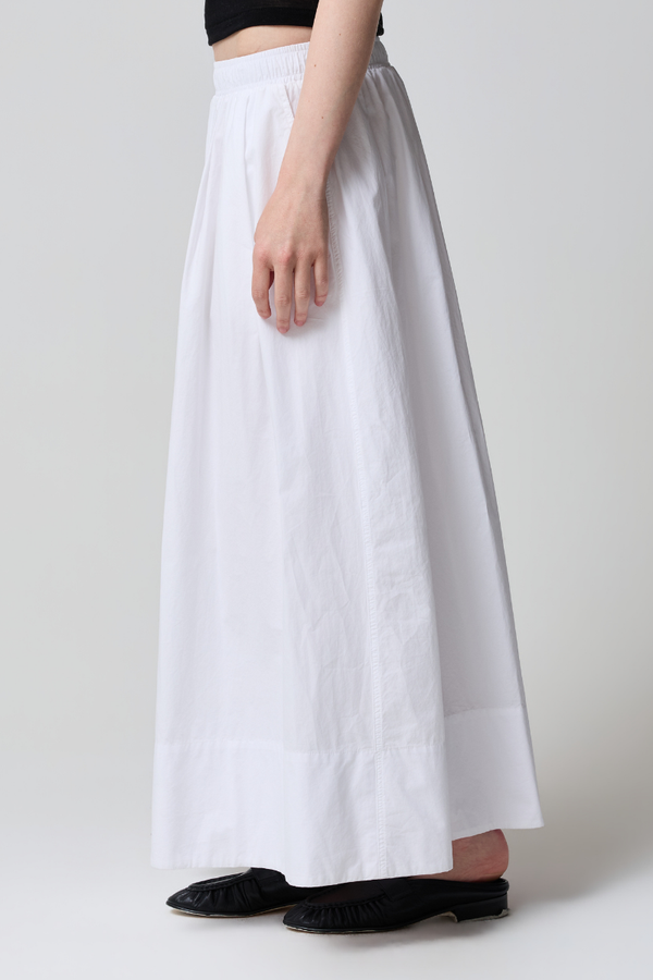 Kate Poplin Pleated Skirt