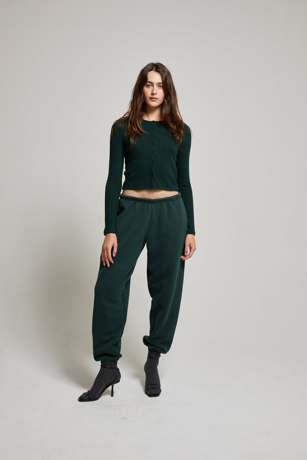 Kennedy Brushed Sweater Rib Cardigan