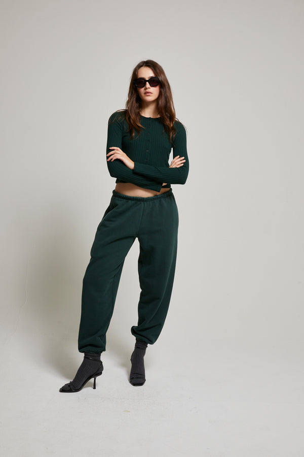 Kennedy Brushed Sweater Rib Cardigan