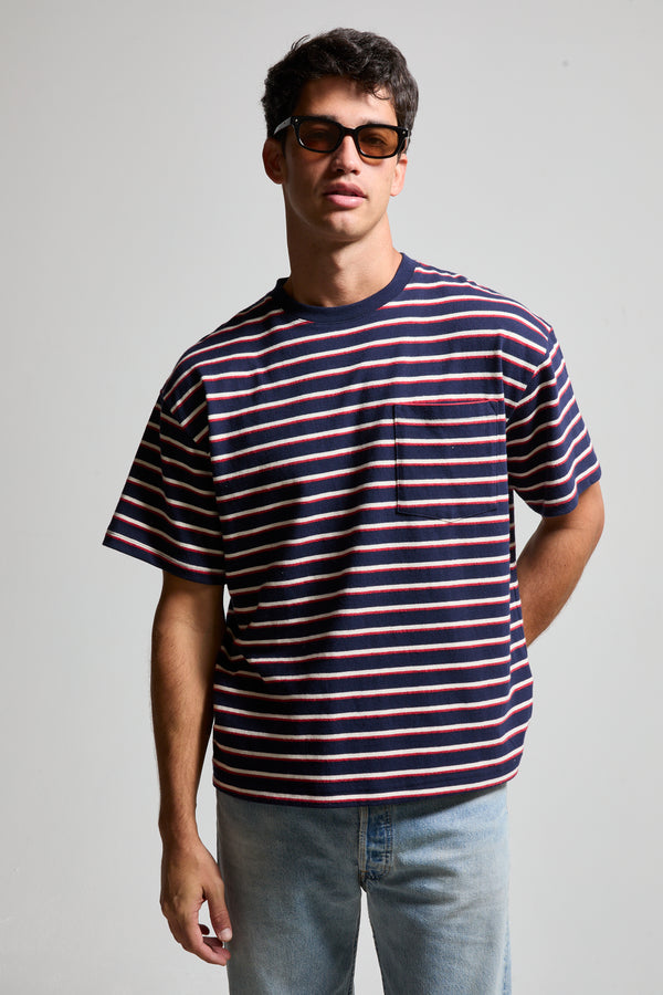 Ethan Striped Pocket Tee