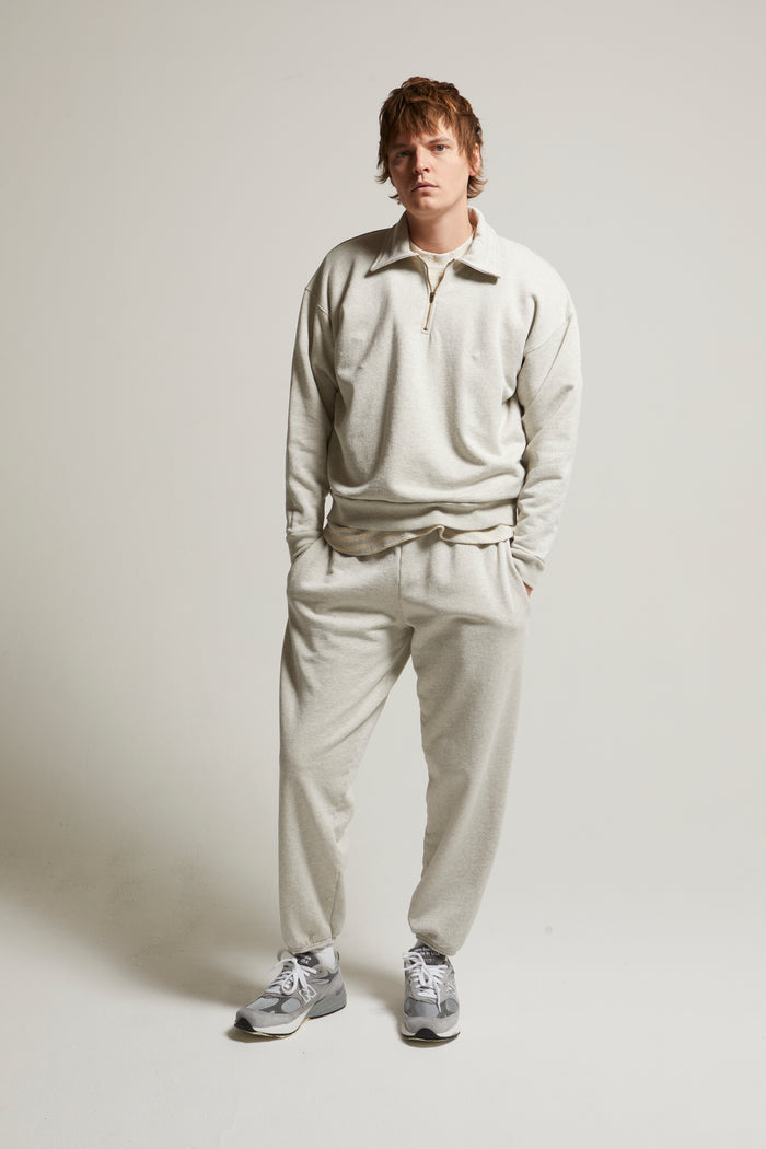 Claude Heather Ash 1/4 Zip
