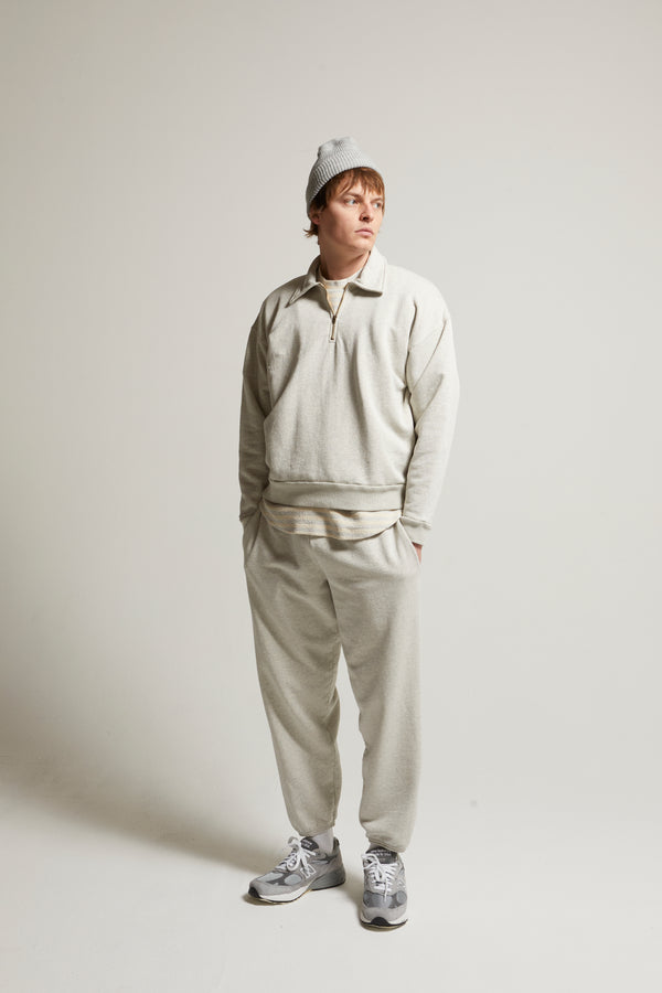 Claude Heather Ash 1/4 Zip