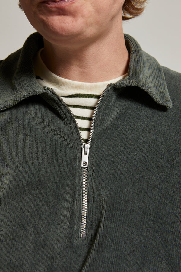 Claude Velour 1/4 Zip