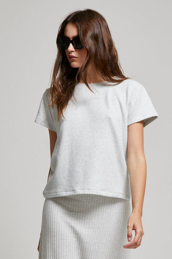 Mabel Brushed Sweater Tee