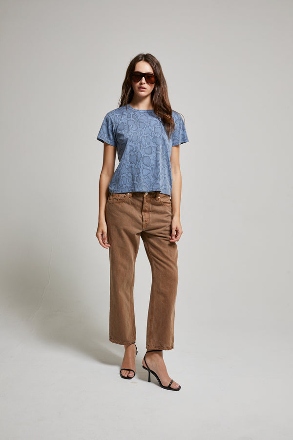 Marielle Python Printed Tee