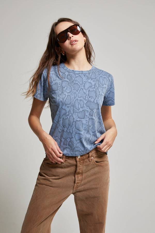 Marielle Python Printed Tee