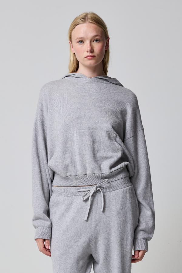 Nima Knitted Cotton-Cashmere Hoodie
