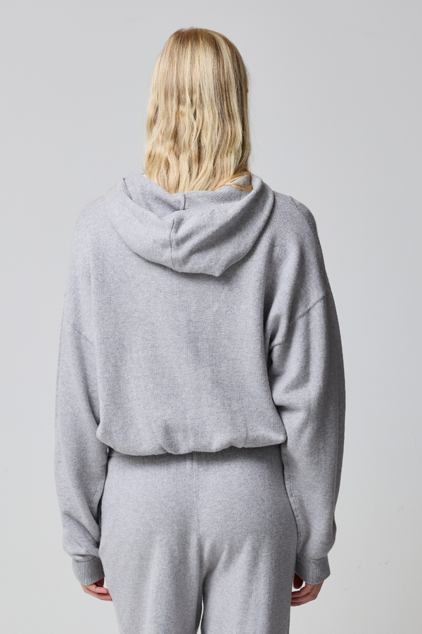 Nima Knitted Cotton-Cashmere Hoodie