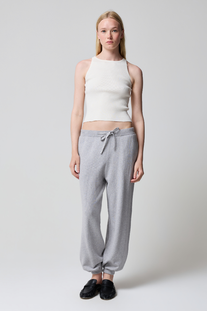 Lola Knitted Cotton-Cashmere Sweatpant