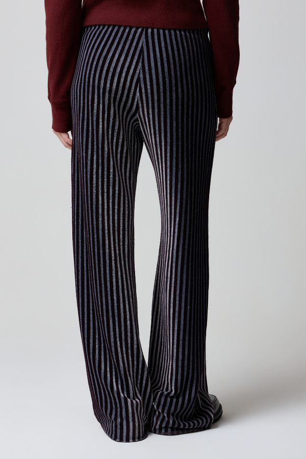 Phoebe Striped Velour Everything Pant
