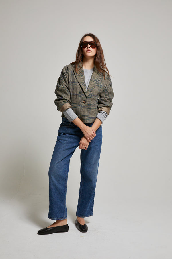 Bethany Plaid Blazer