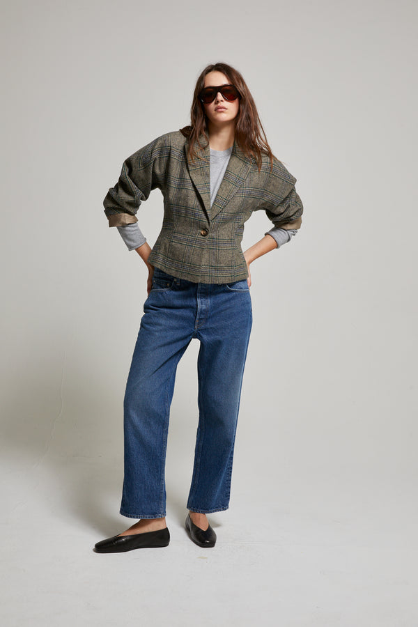 Bethany Plaid Blazer