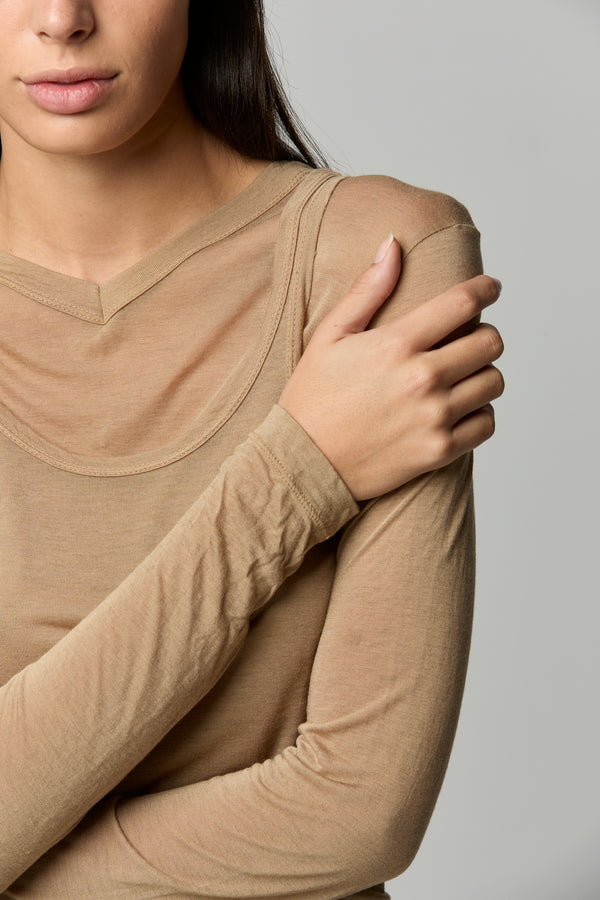 Saskia Longsleeve Micro V