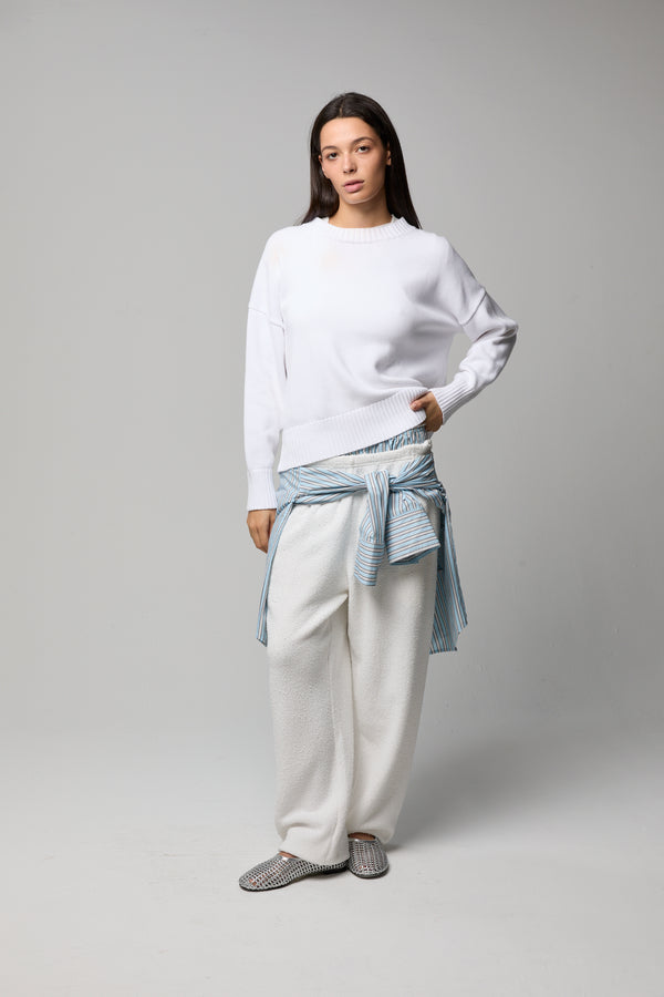Candi Cotton Crewneck Sweater