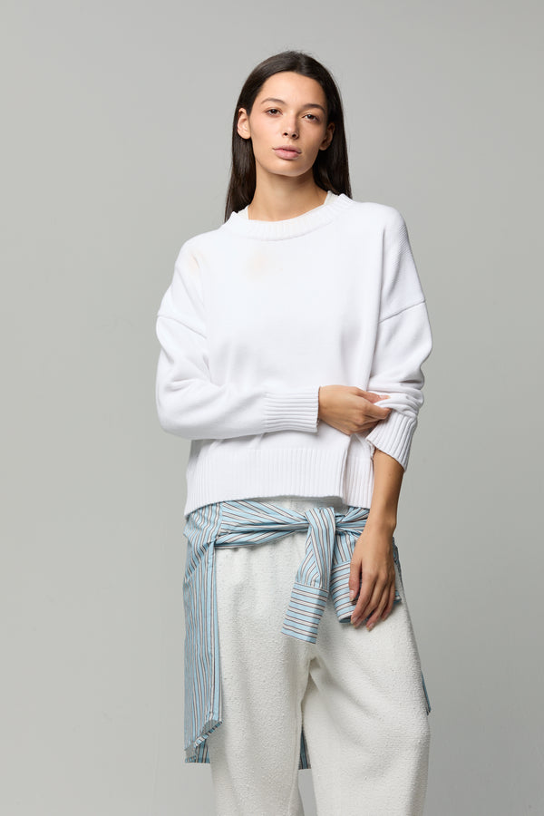 Candi Cotton Crewneck Sweater