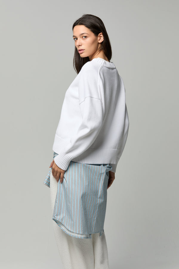 Candi Cotton Crewneck Sweater