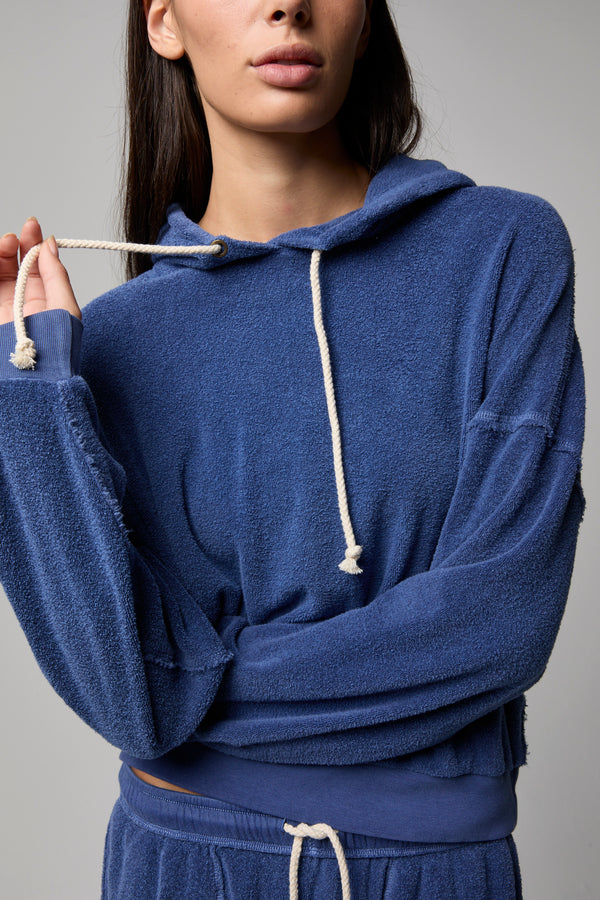 Hazel Cotton Sherpa Hoodie