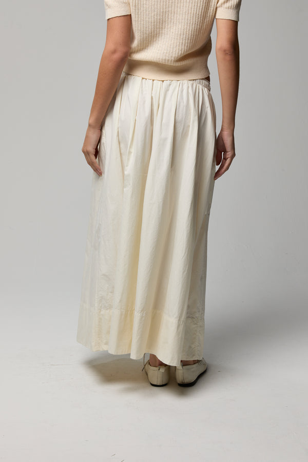 Kate Poplin Pleated Skirt