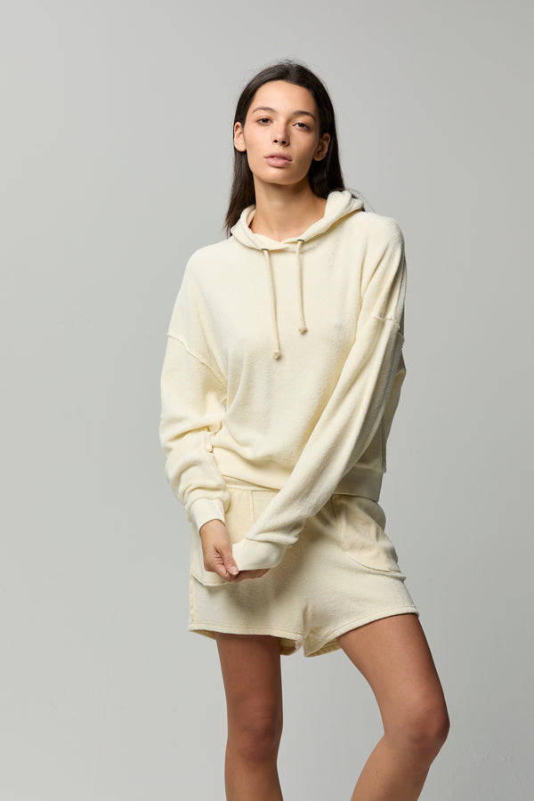 Hazel Cotton Sherpa Hoodie