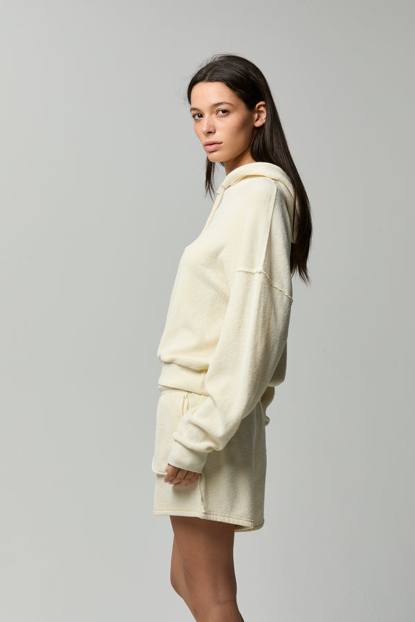 Hazel Cotton Sherpa Hoodie