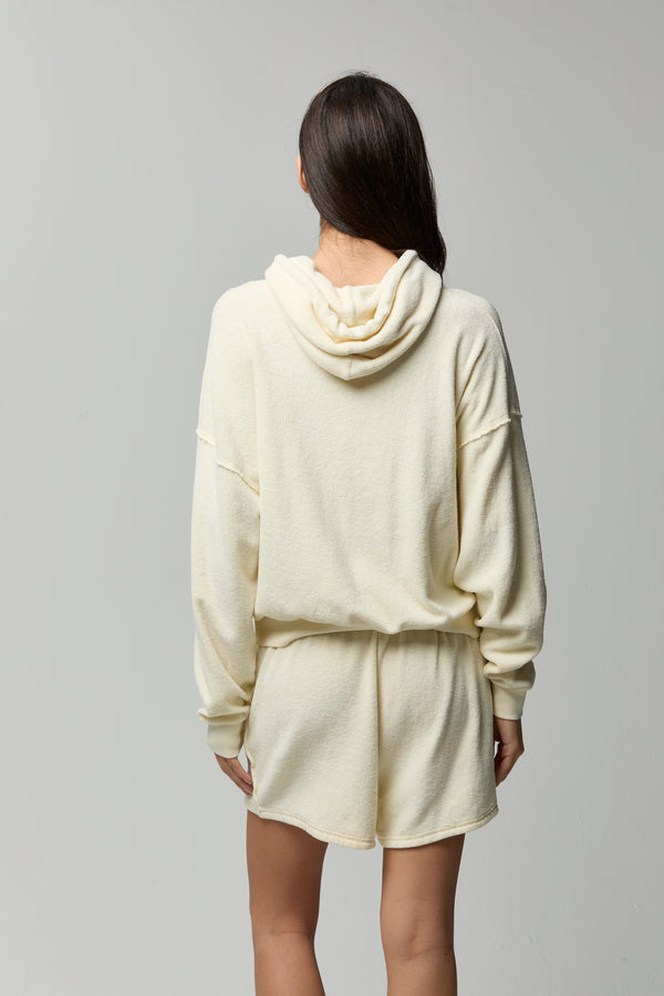 Hazel Cotton Sherpa Hoodie