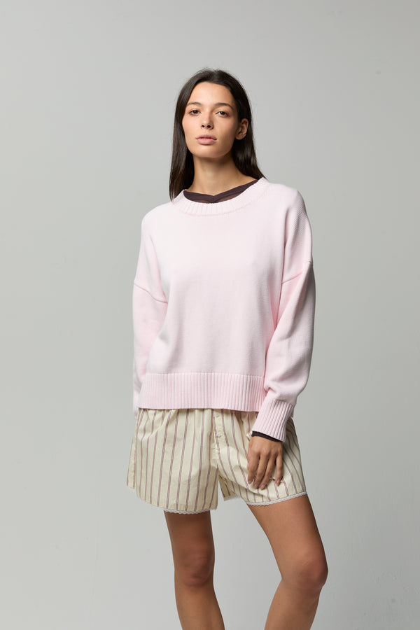 Candi Cotton Crewneck Sweater